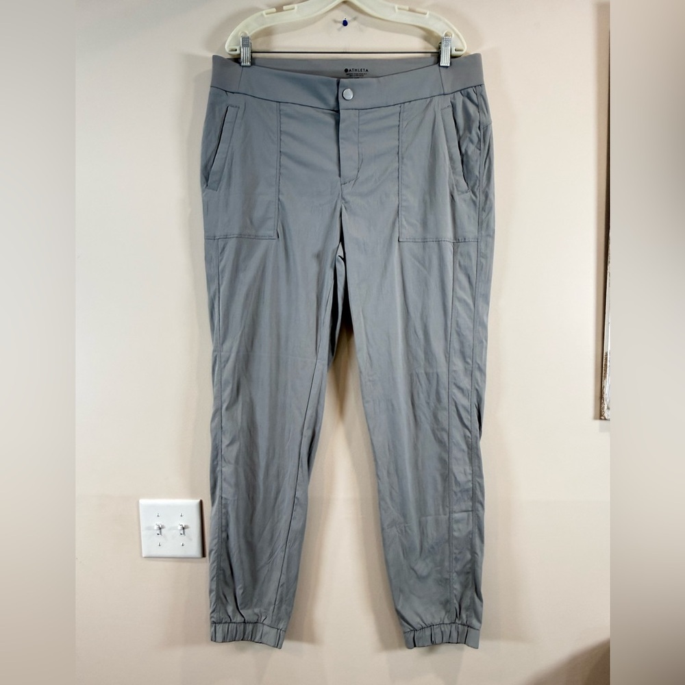 🔥Athleta Women’s Gray Active Jogger Pants Size 16T EC🔥